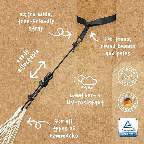 Vista 2 de La Siesta Brisa - Hamaca resistente a la intemperie, Vainilla