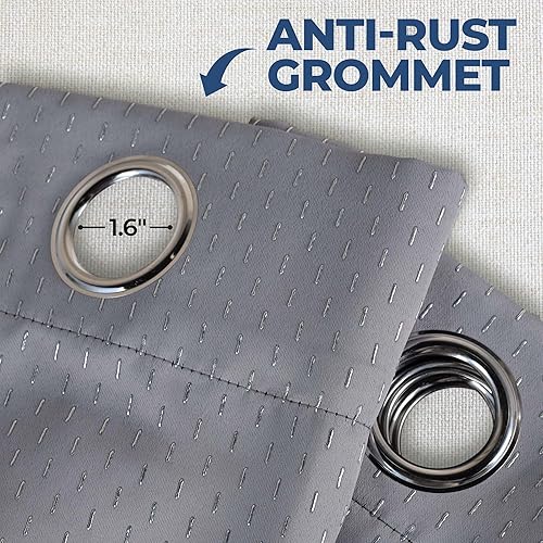 Miniatura 3 de SUPERIOR Cortinas opacas, oscurecimiento de la habitación, decoración de ventana para dormitorio, sala de estar, bloqueo solar, térmicas, estilo