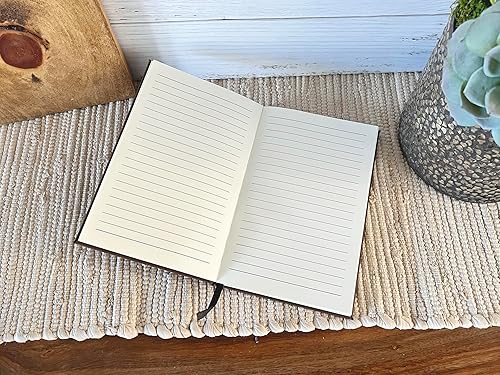 Miniatura 4 de Zodiac Star Sign with Birth Flower Journal Personalized Birthday Gift for Her Personalized gift with Birth Flower with Name Journal Notebook (Black