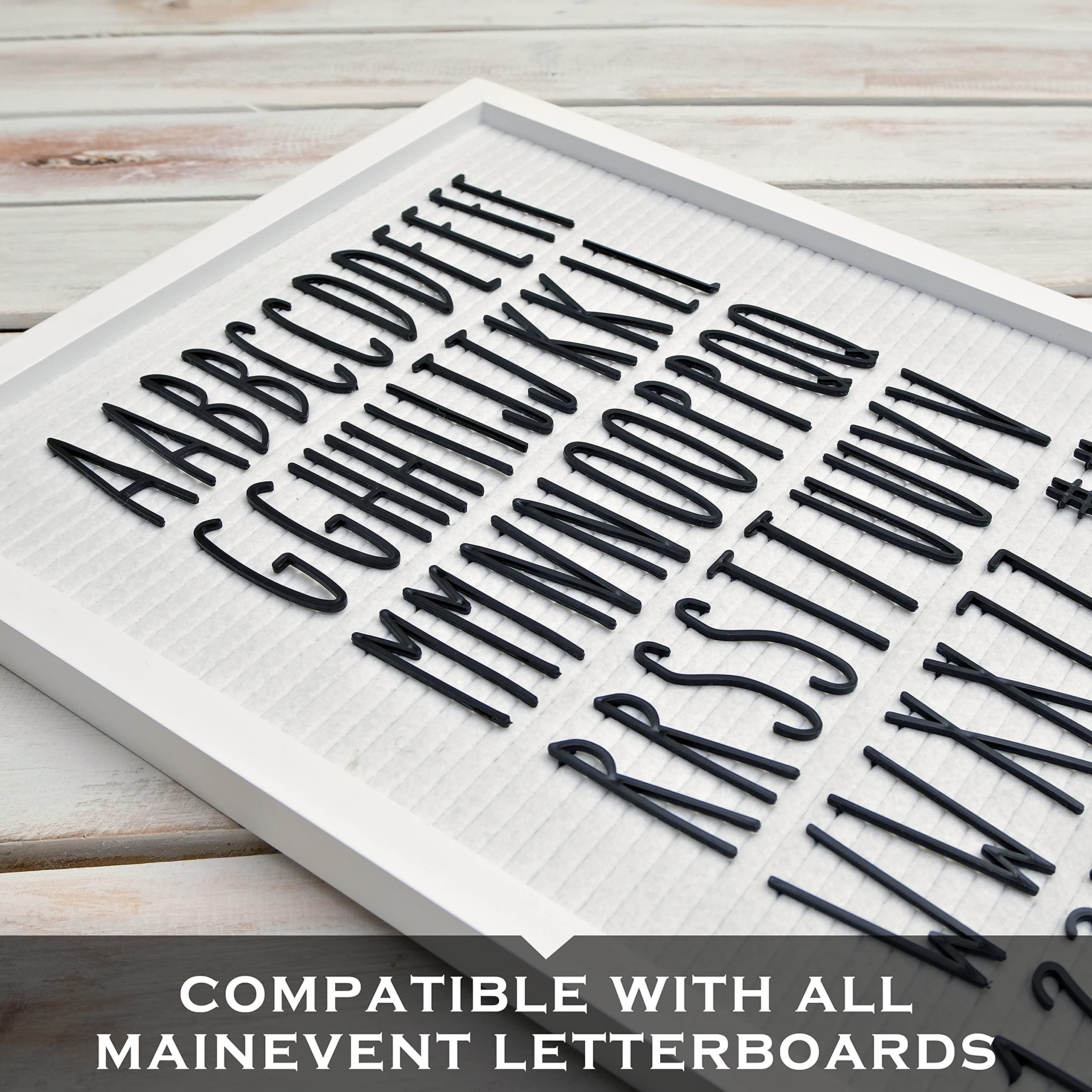 Buy Skinny Letterboard Letters Set, Rae Dunn Inspired Font Letters for