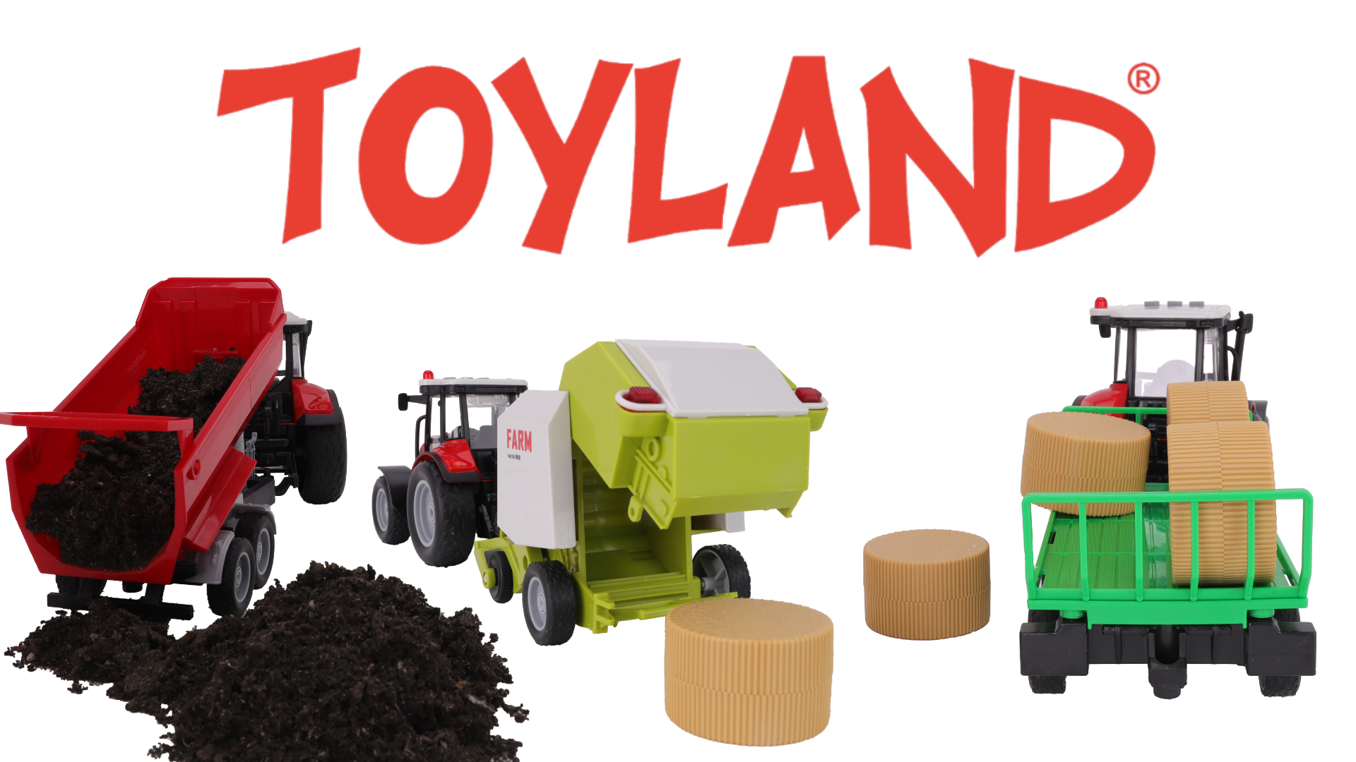 Tractor met Aanhanger Rood B/O