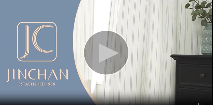 Amazon.com: JINCHAN Blue and White Striped Curtains 108