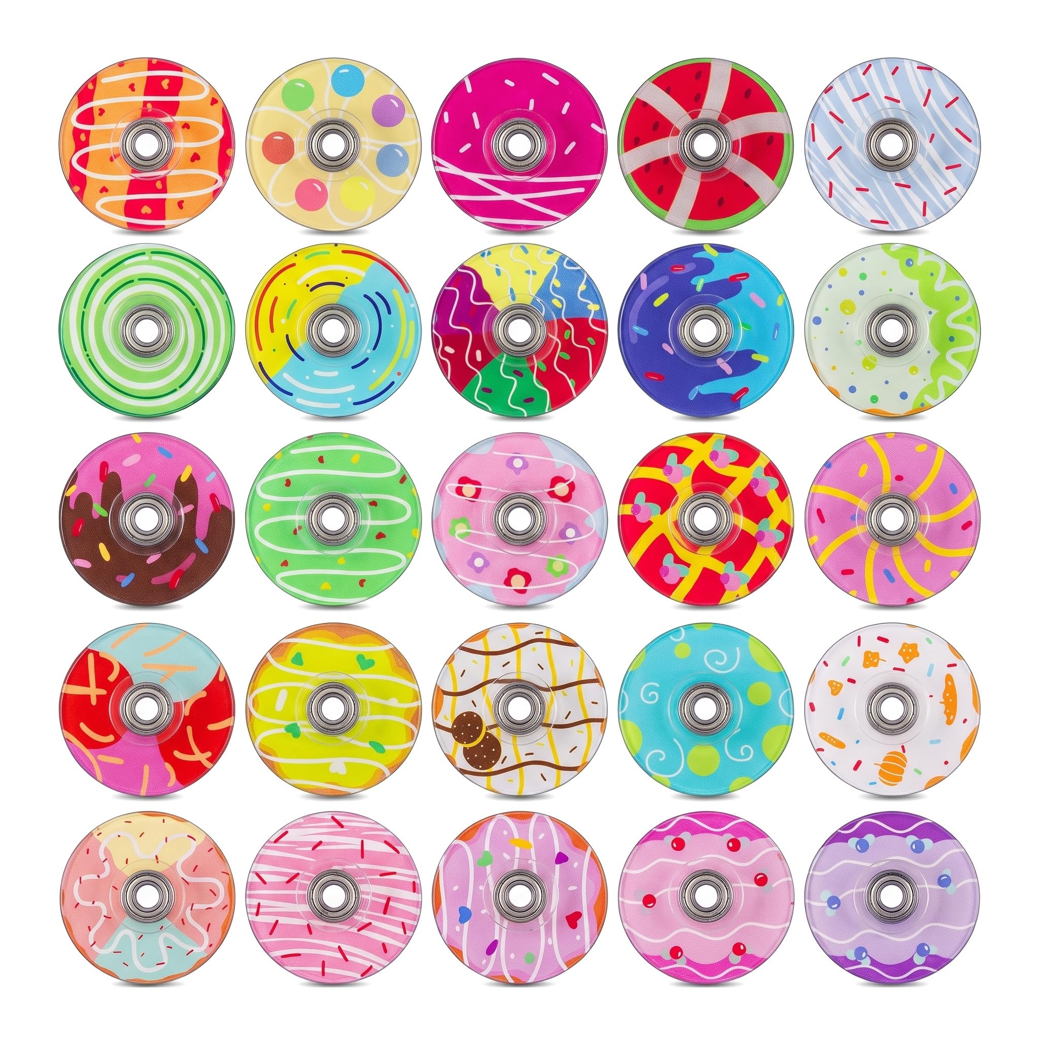 30PCS Mini Fidget Spinners, Party Bag Fillers for Kids, Stress Relief Toys