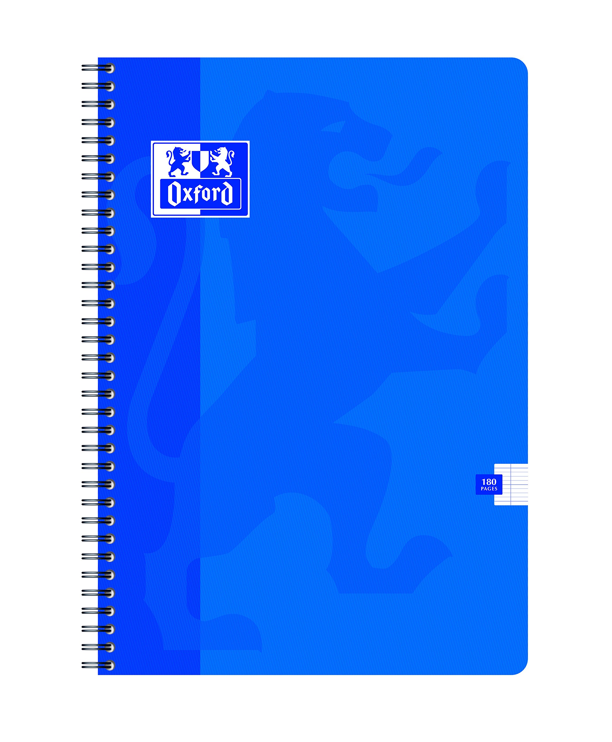 Oxford 100103358 Ufficio Classique Workbook plaid 21 x 29,7 centimetri 180 pagine 5 pezzi