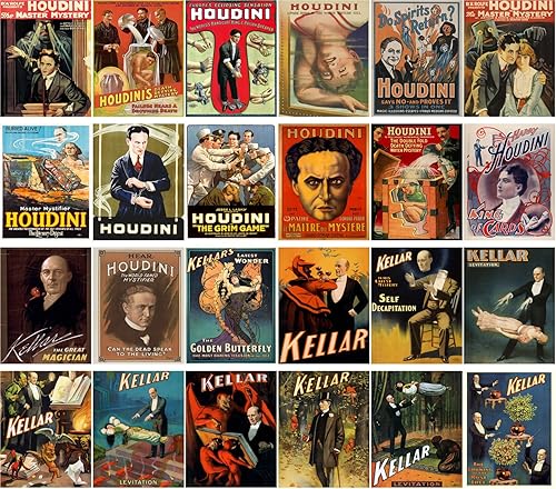 Miniatura 4 de Calcomanías grandes (24 piezas de 2.5 x 3.5 pulgadas), películas musicales vintage de Broadway, reimpresión de carteles de películas vintage