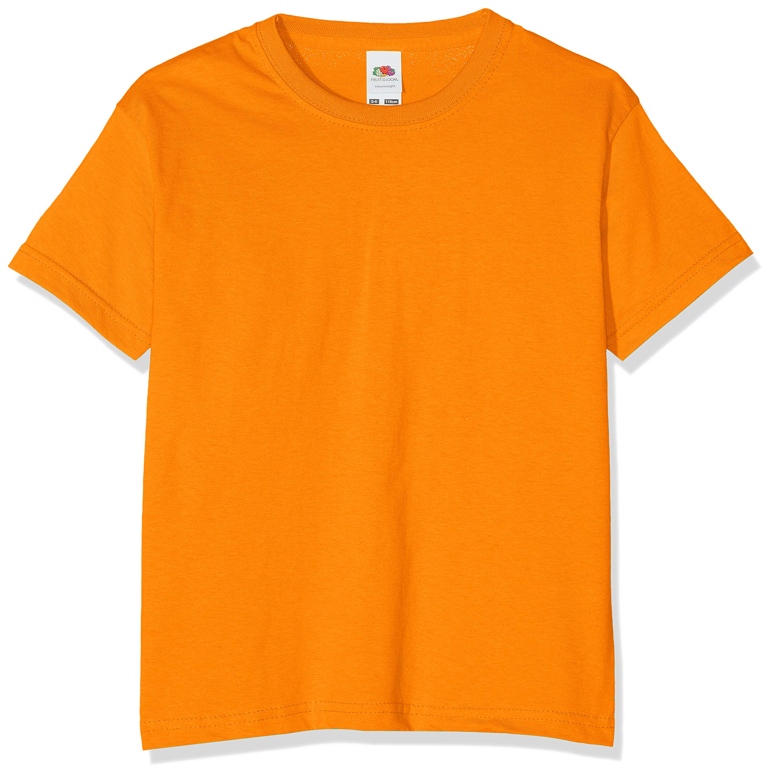Fruit Of The Loom Boys Orange ' T-Shirt., ', 61-033-0, Cm Size 164