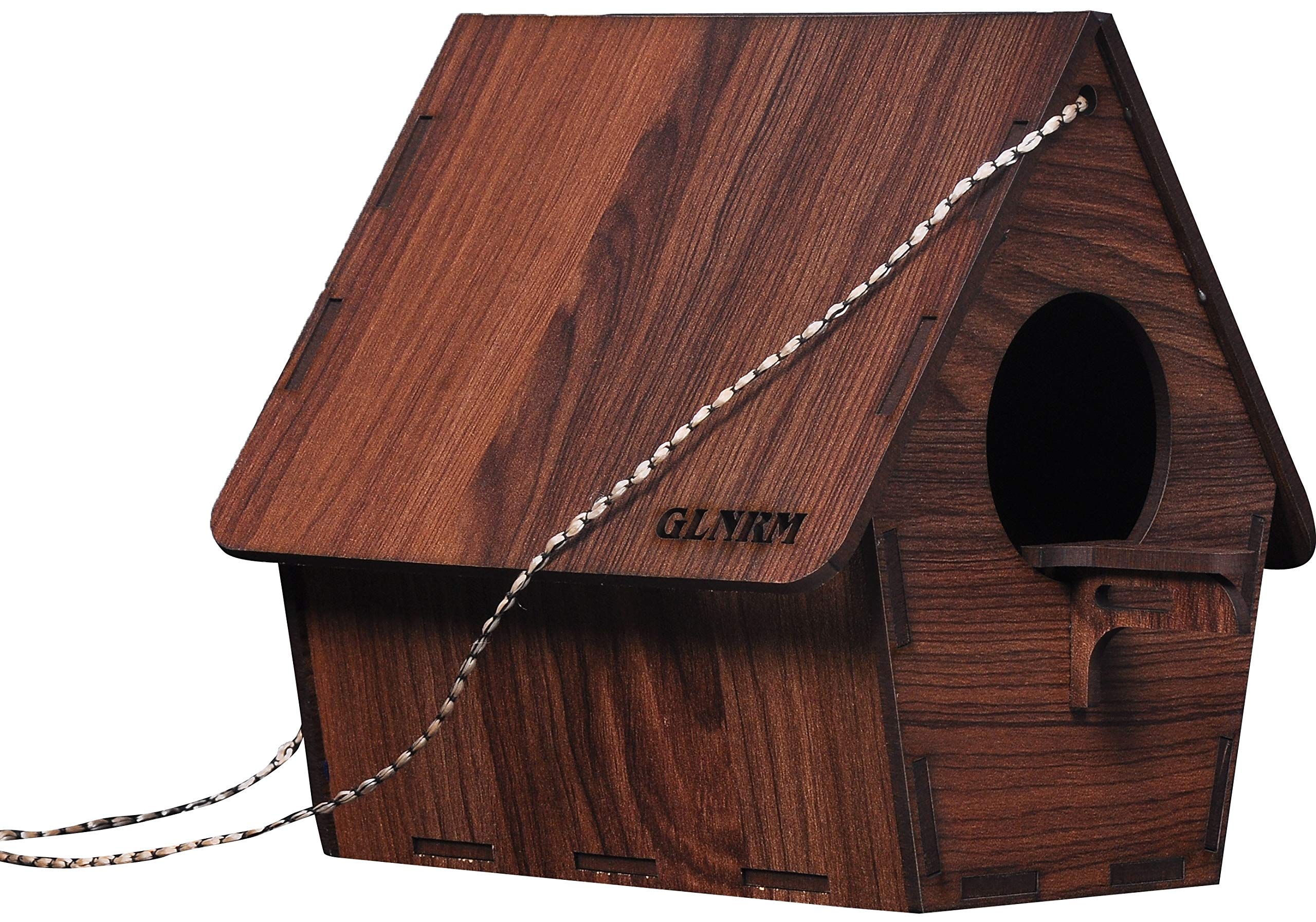 GLNRM Wood Brown 3 mm Bird House Cage for Bazzri Birds Or Love Birds and All Small Birds Bird House Bird House - 1 Nos (B08NCHNP4M) Amazon Price History, Amazon Price Tracker