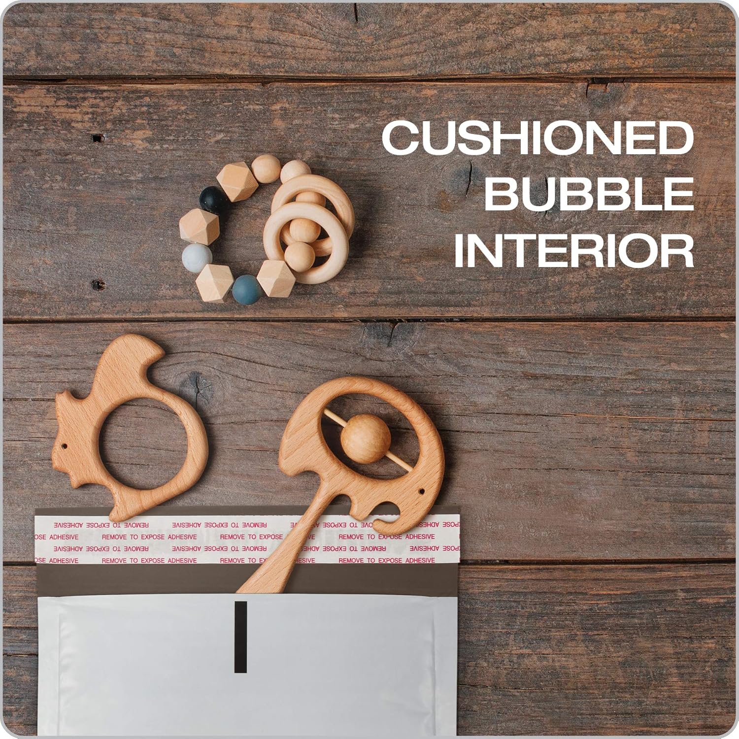 Quality Park Bubble Mailers, 6 x 9 Shipping Envelopes, Water Resistant White Poly Padded Envelopes, Redi-Strip Peel Off Closure, 50 Per Box (QUA85756) : Everything Else