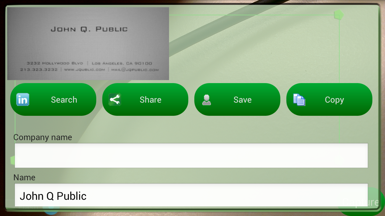 Business Card Scanner FREEAmazon.deAppstore for Android