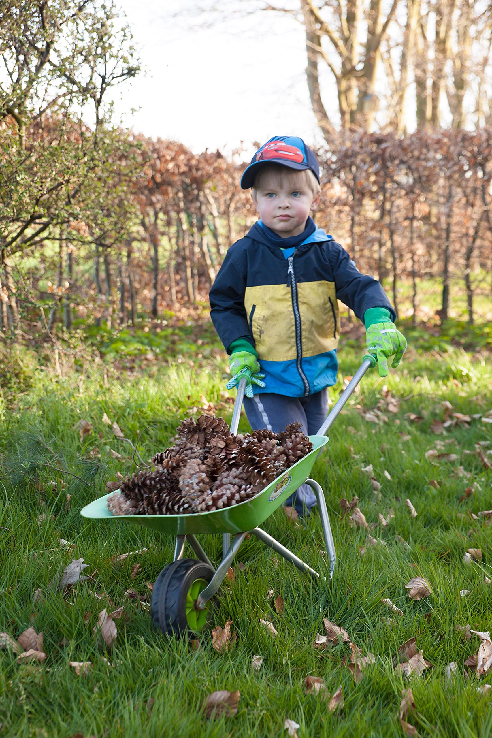 Kids in the garden, Brouette enfant verte , 6,5 L