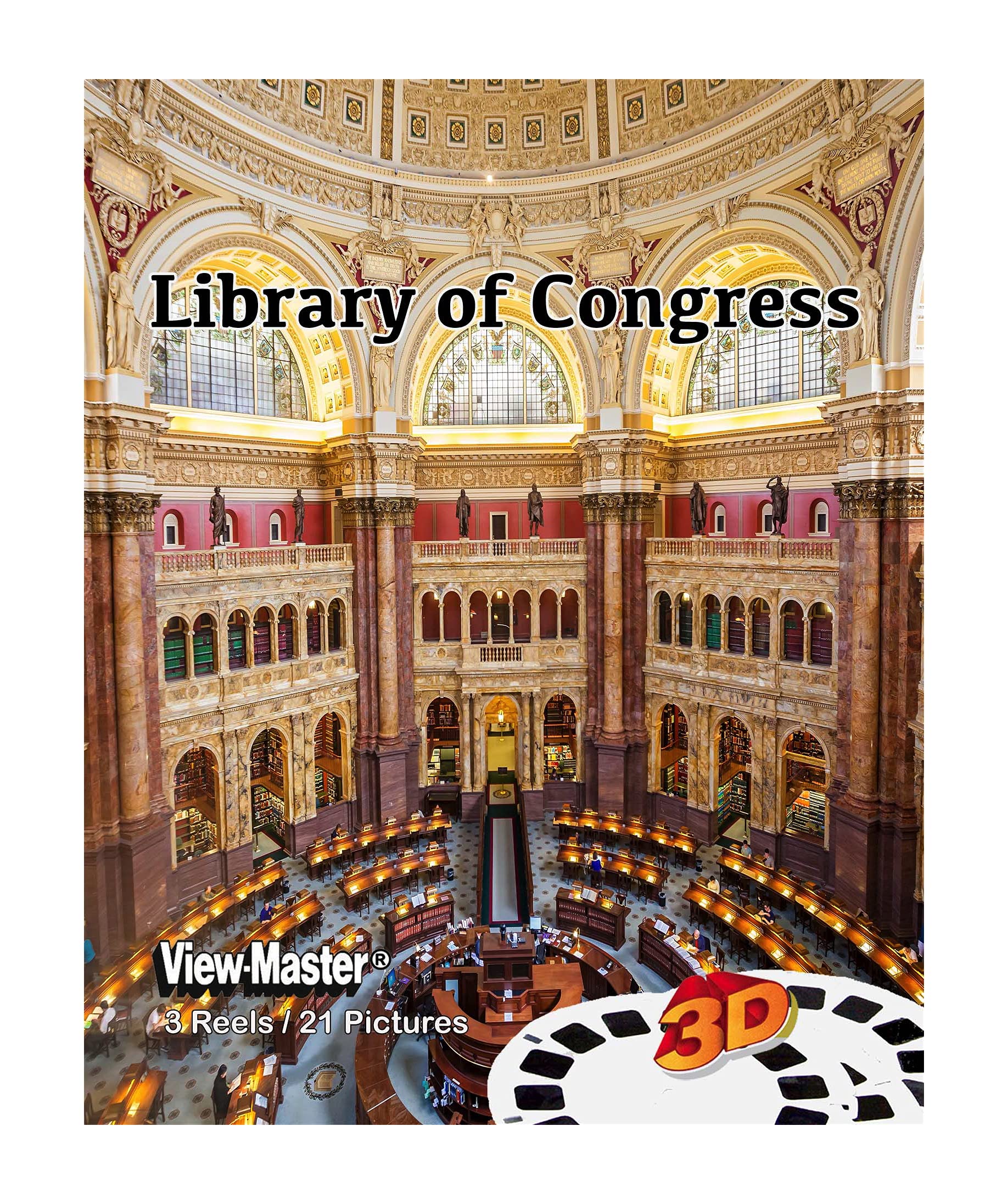 ViewMaster 3 Reel Set Library of Congress -