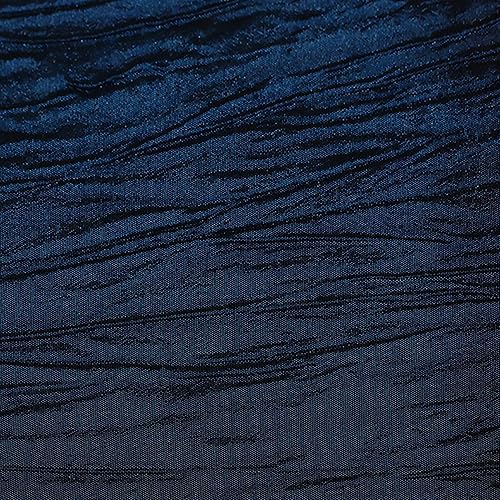 Miniatura 1 de Ultimate Textile Delano - Camino de mesa de tafetán arrugado, 14 x 72 pulgadas, color azul rey