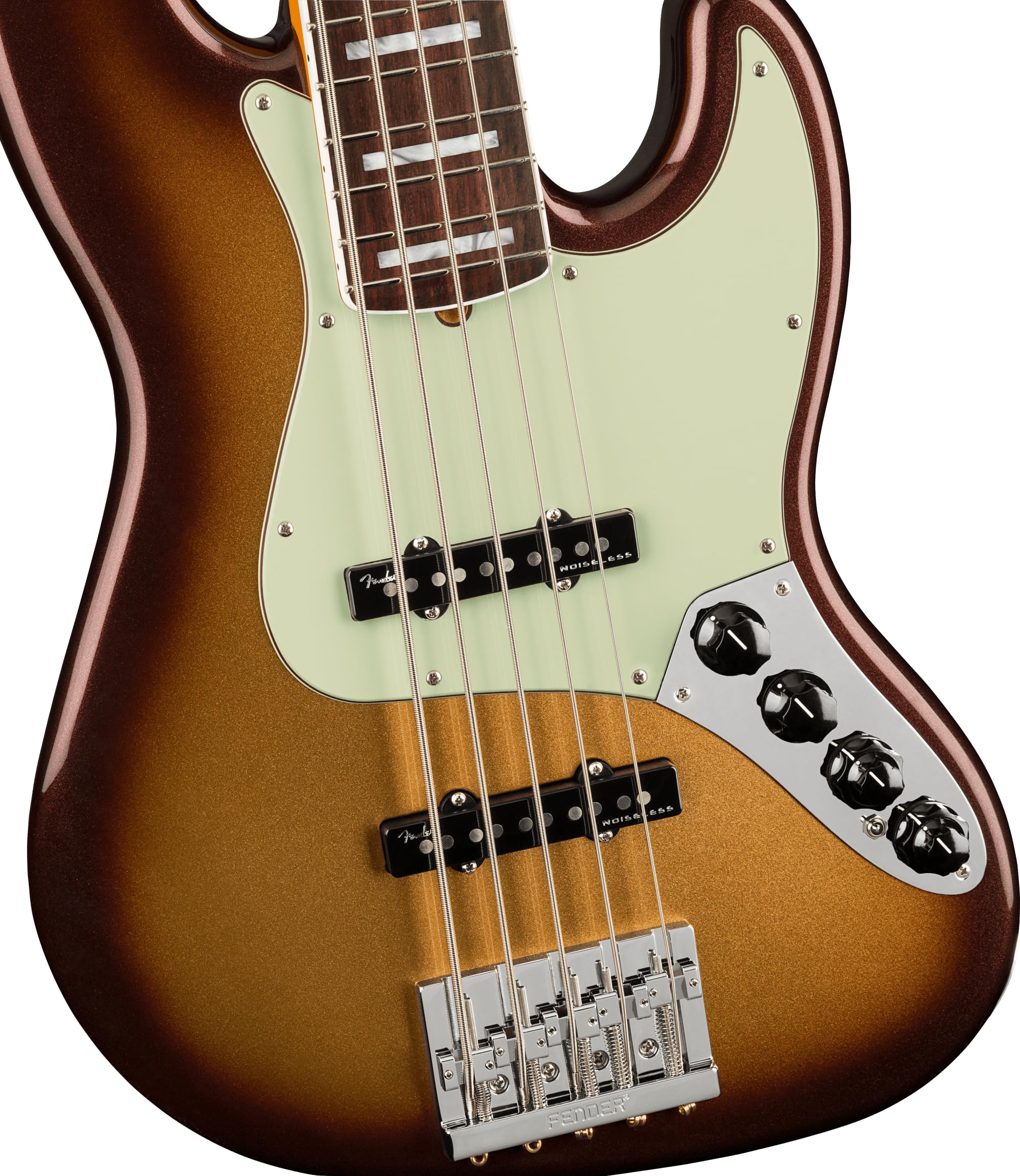 Amazon.com: Fender American Ultra 5-String Jazz Bass, Mocha Burst