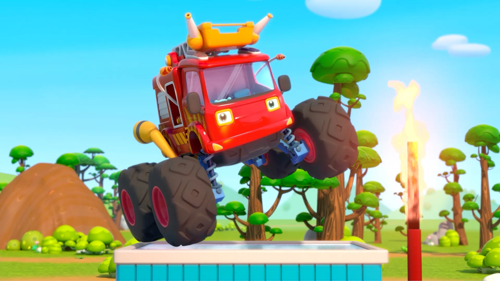 ベイビーバス モンスターカー 5台セット BABY BUS ベイビーバス