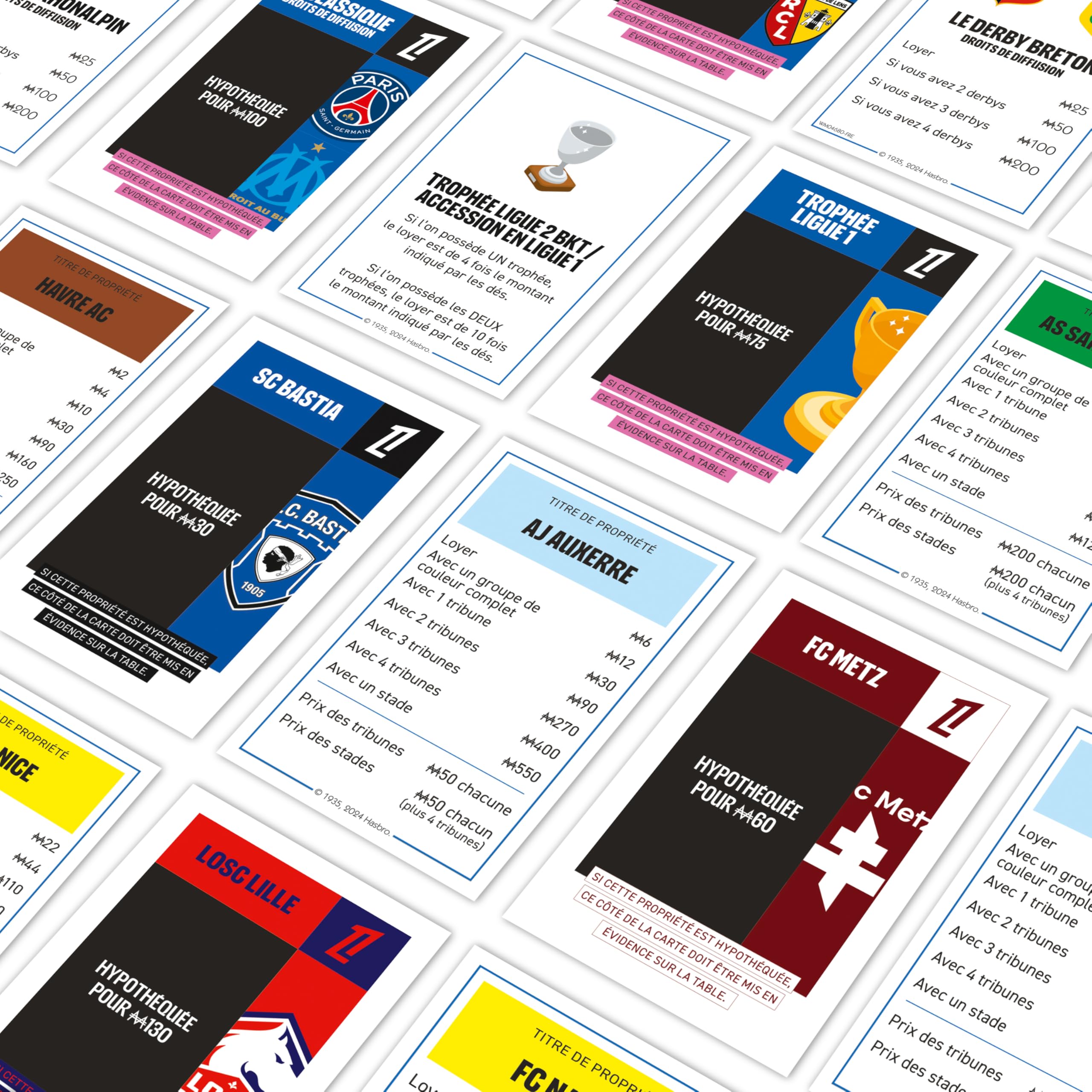 Winning Moves - Monopoly Ligue 1 - Jeu de société Football - Jeu de Plateau Football - A partir de 8 Ans - 2 à 6 Joueurs - Version française