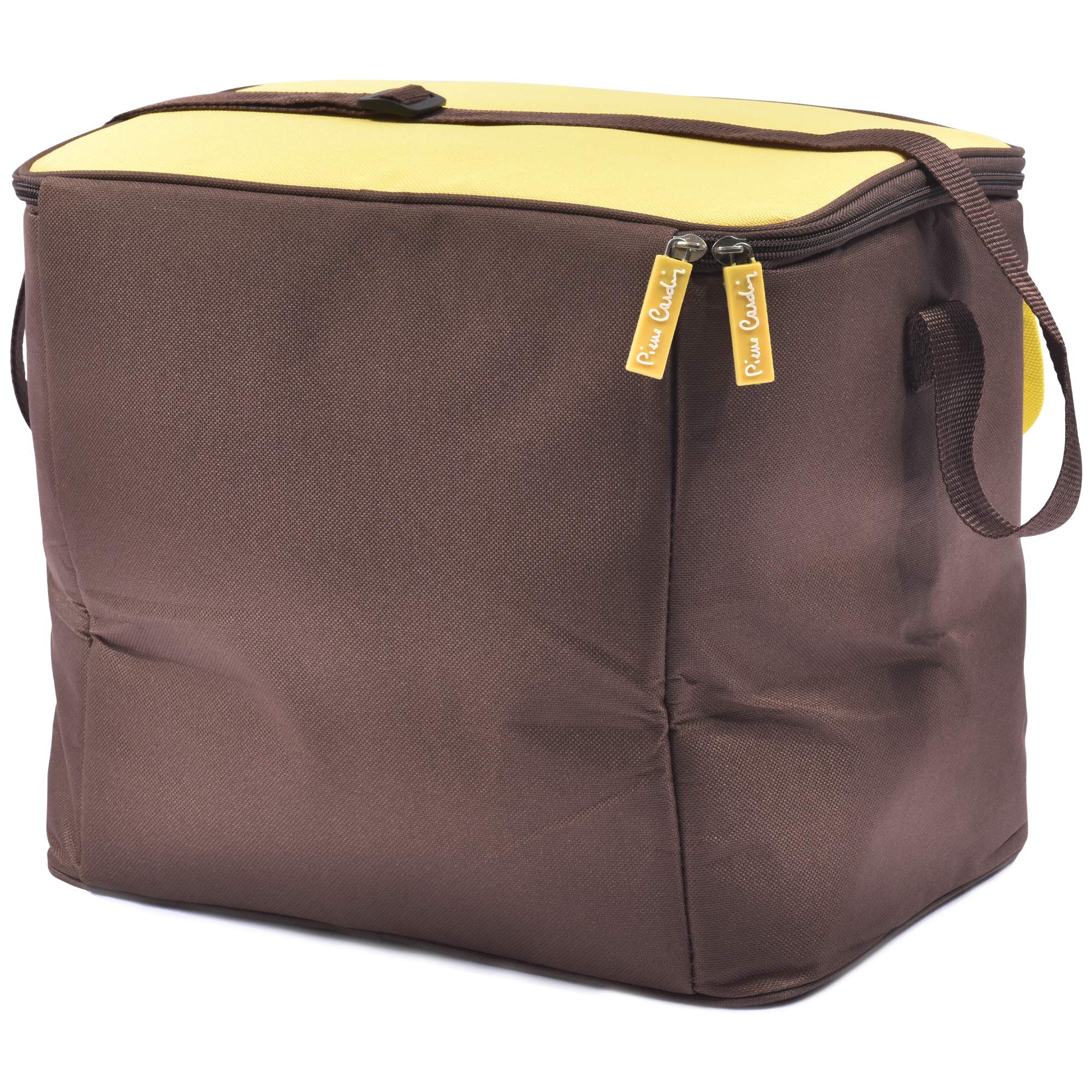 Pierre Cardin Borsa Unisex 45 Litri, Beige, In Poliestere 600D Con Isolamento In Alluminio, 59x19x40 Cm