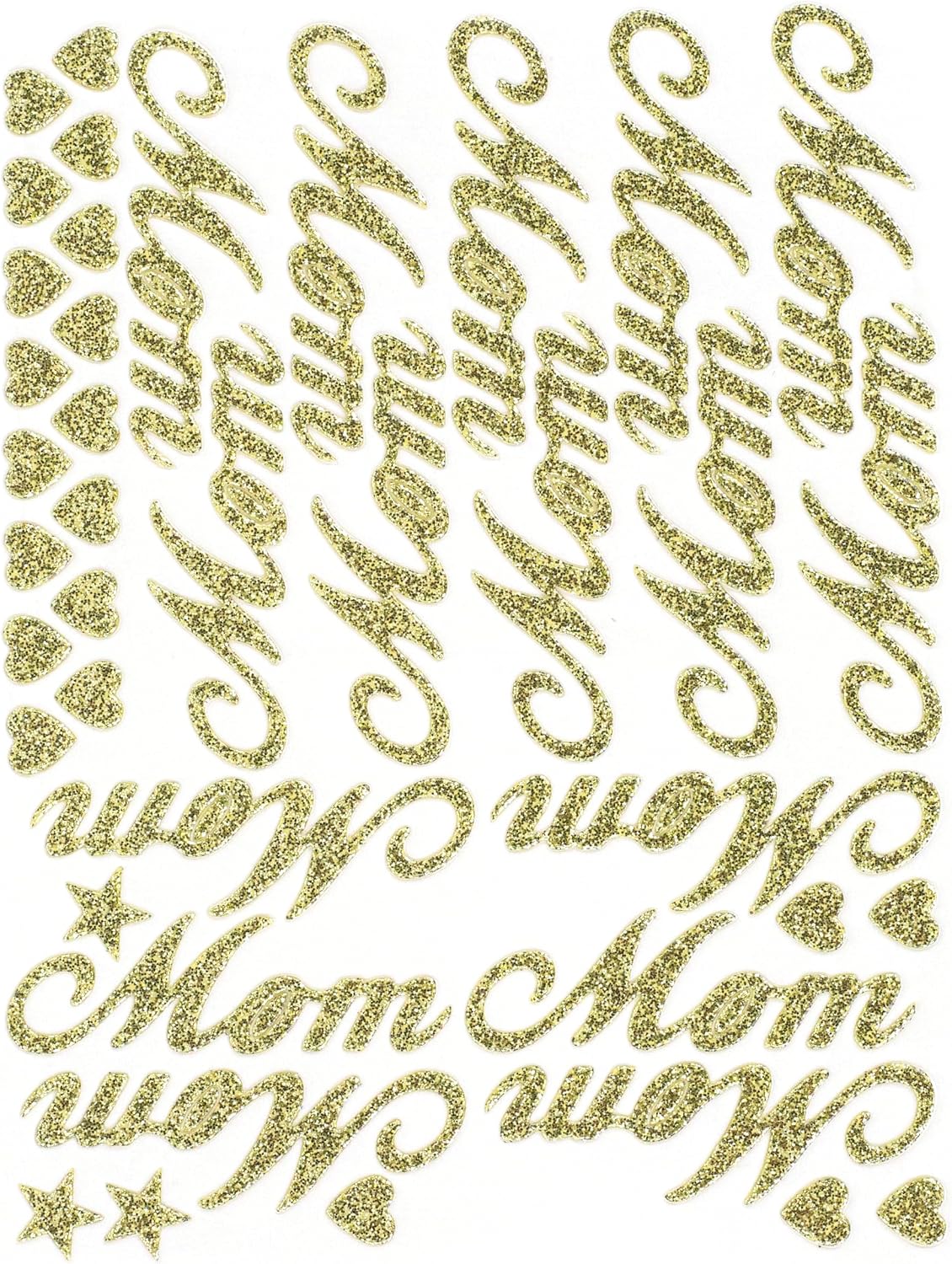 Floral Accessories - Script Word Petite Rd, Gold, Std, 1 Piece