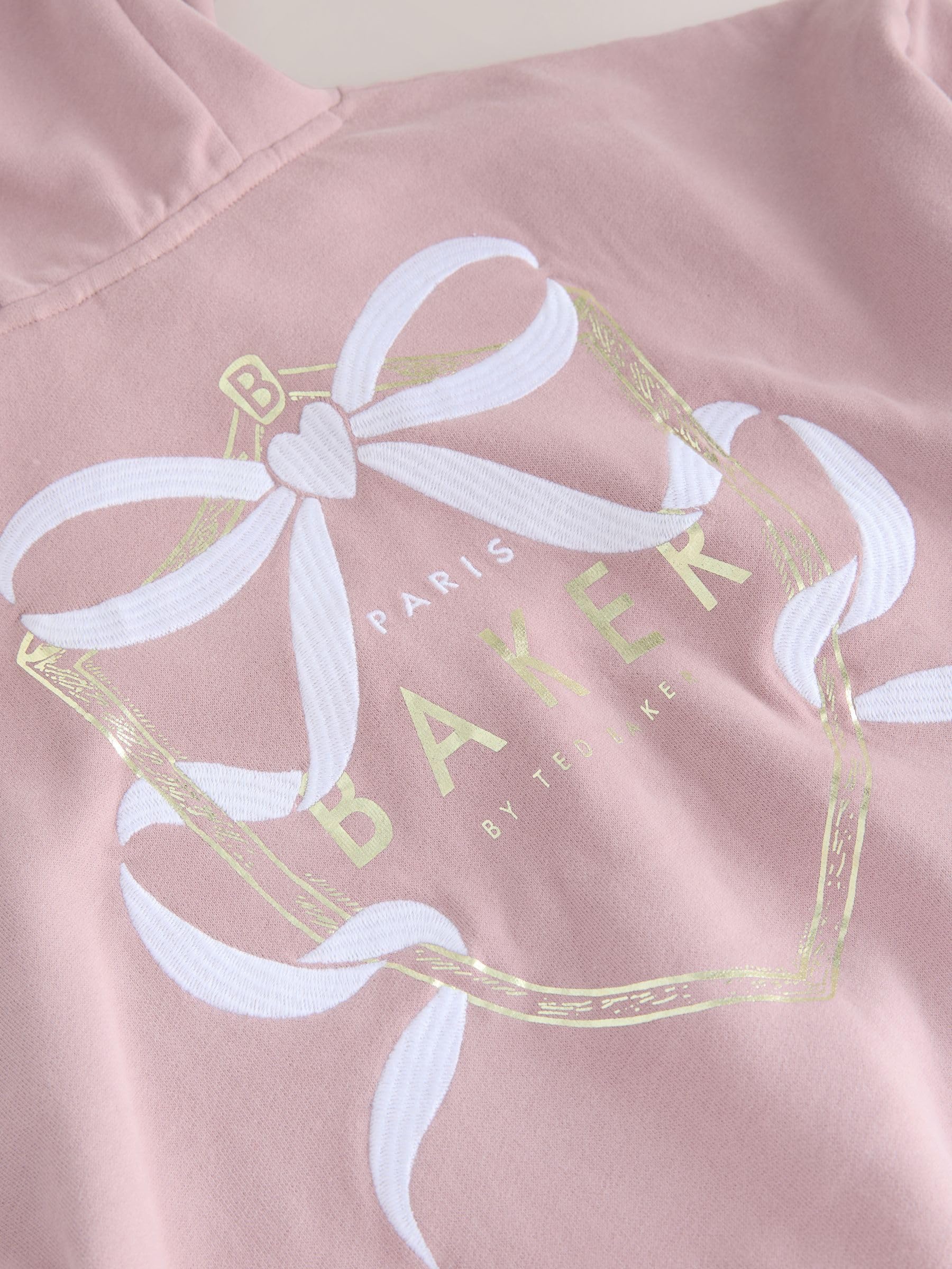 Niñas Sudadera con Capucha Extragrande con Estampado en la Parte Trasera