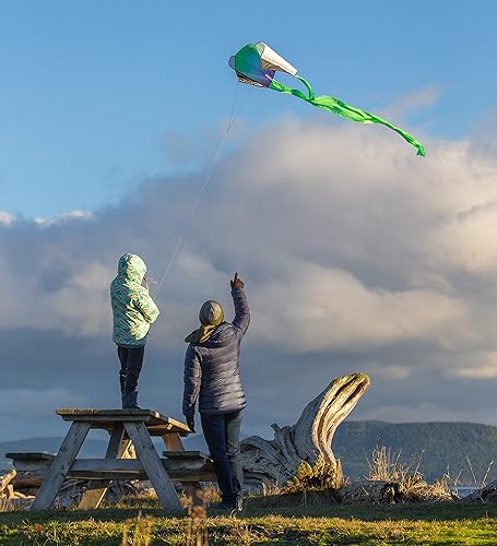 Miniatura 5 de Prism Kites Pocket Flyer - Cometa de una sola línea fácil de volar - Listo para el vuelo, no requiere montaje