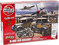 Vista 7 de Airfix Operación del Día D Overlord 1:76 WWII Diorarama Militar Kit de Modelo de Plástico Set A50162A, Multicolor