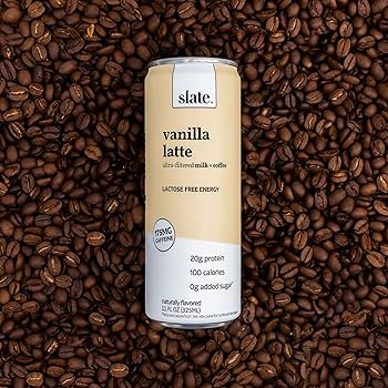 Amazon.com : Slate Milk - High Protein Iced Coffee - Vanilla Latte