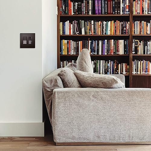 Vista 73 de Legrand - Pass & Seymour - Interruptor de luz de 15 amperios con interruptor de pared basculante, interruptor de luz basculante de un solo polo