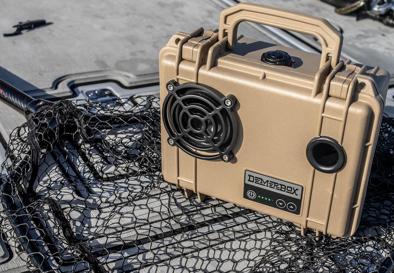 DemerBox:Waterproof, Portable, and Rugged Outdoor Bluetooth Speakers. Loud Sound,40+ hr Battery Life, Dry Box + USB Charging,Multi-Pairing Party Mode. Built to Last + Fully Serviceable (Black,DB1)
