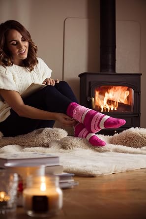 HEAT HOLDERS Lite - Ladies Winter Warm Thermal Thin Casual Socks 5-9 US