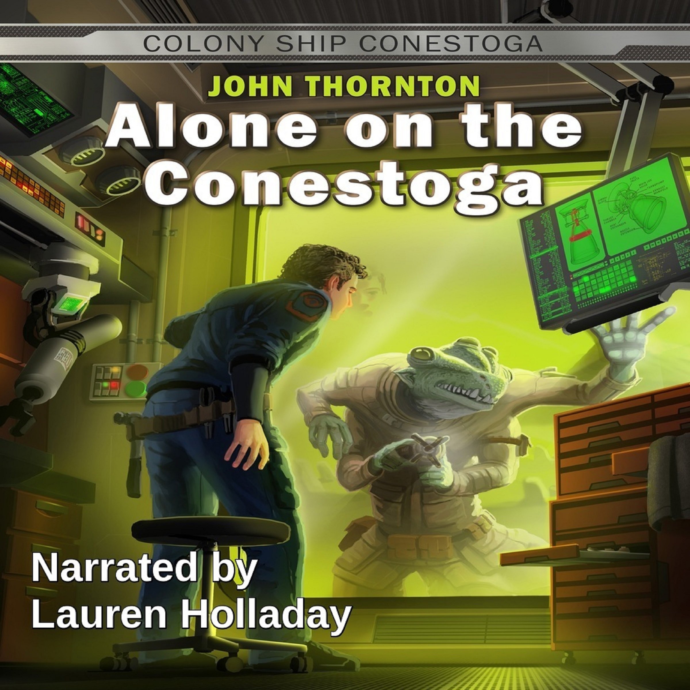 Cover art for Alone on the Conestoga