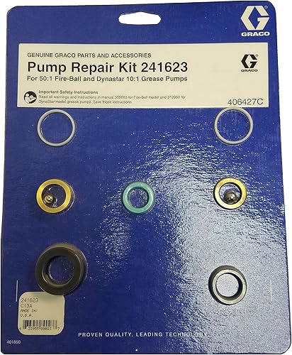 Kit de reparación de bomba Graco 241623