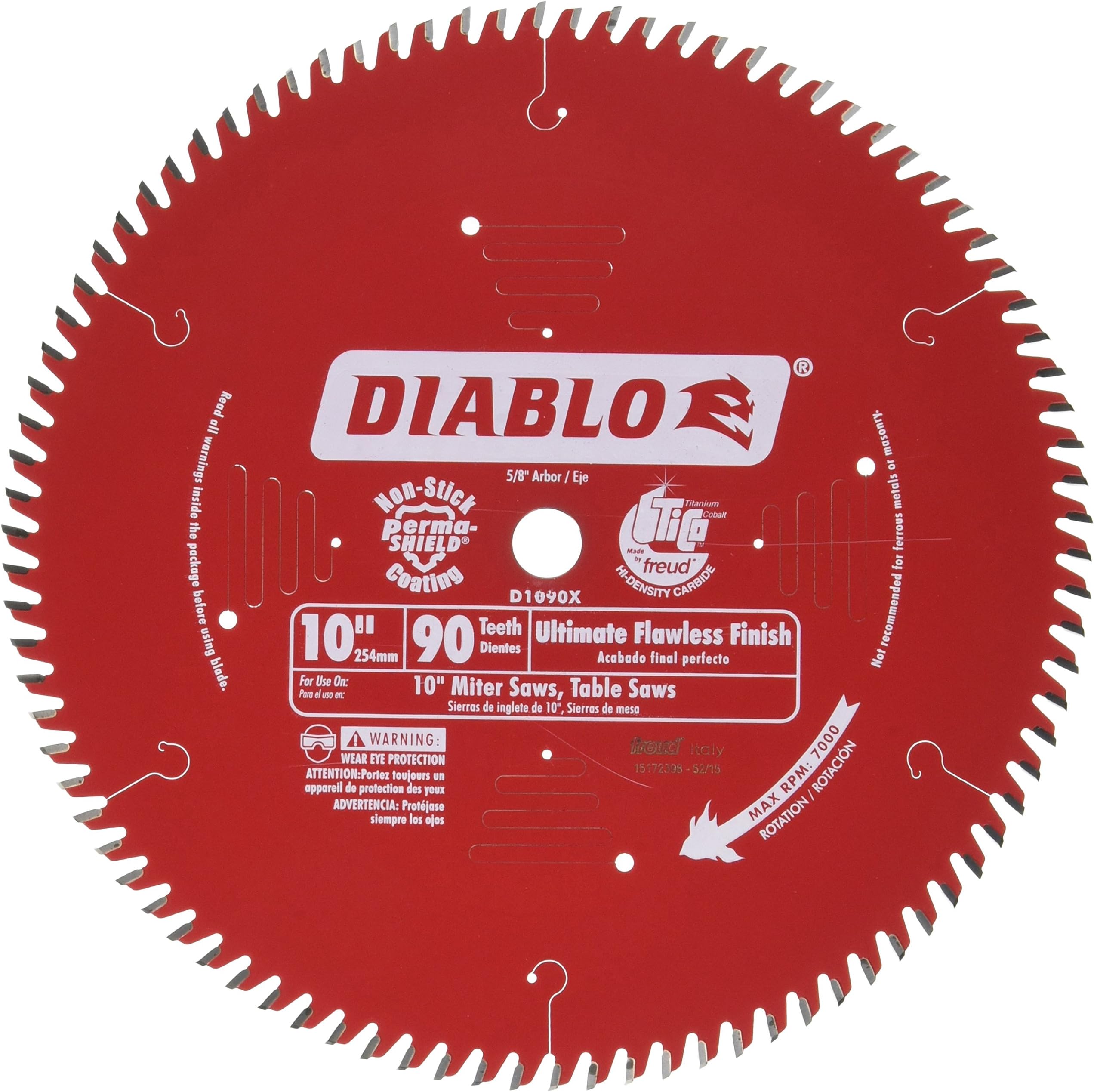 Freud D1090X Ultra Fine 90 Teeth Circular Saw Blade for Wood and Wood