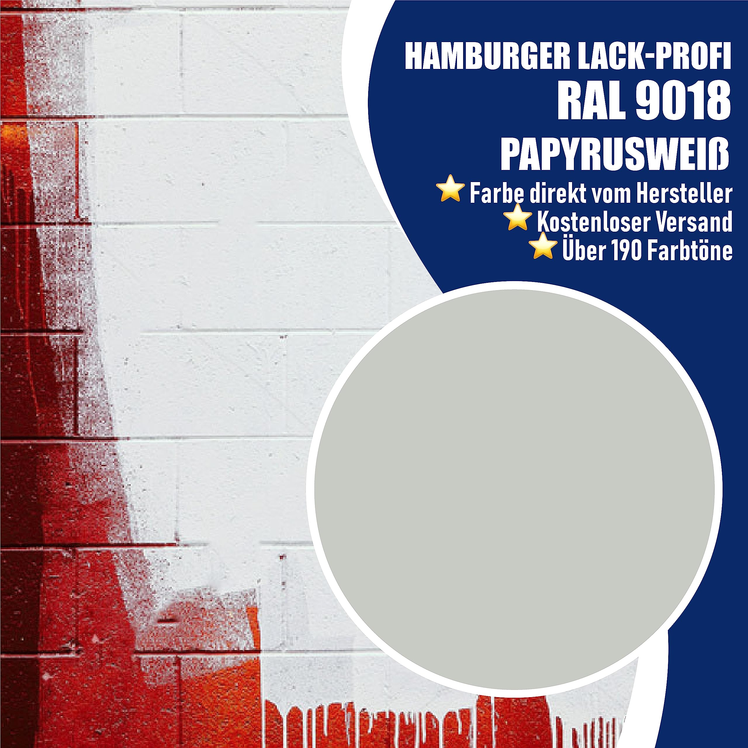 HAMMERITE Metallschutzlack Glänzend Weiss 400ml