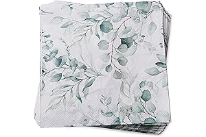 Ever Spring Green Leavies Paper Napkins for Spring Soirees