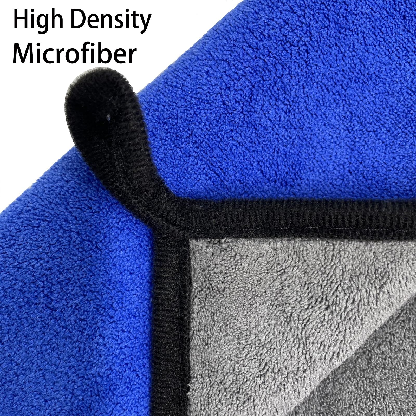 Generico Set di Panni Microfibra 55x55cm – 5 Colori Ultra Assorbenti e Morbidi - Anello Rinforzato
