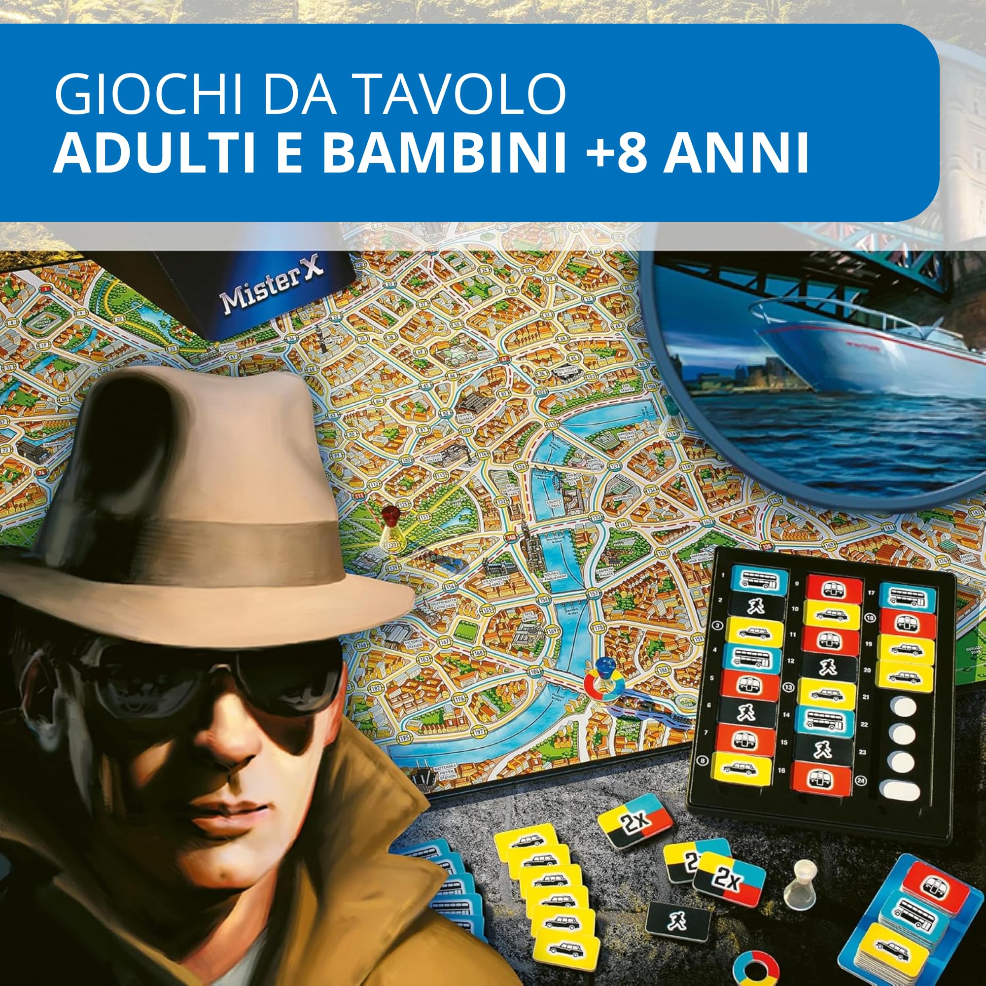 Ravensburger - Scotland Yard Junior, Gioco Da Tavolo, da 2 a 4 giocatori, 6+ anni - Ravensburger - Games - Giochi di ruolo e strategia - Giocattoli | Feltrinelli