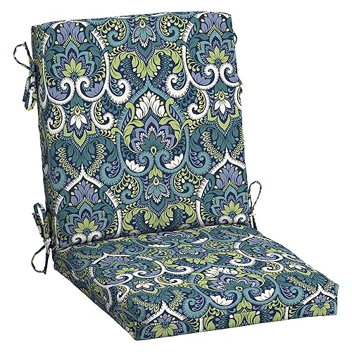 ARDEN Outdoor Midback Chair Cushion, 18 x 16.5, Water Repellent,