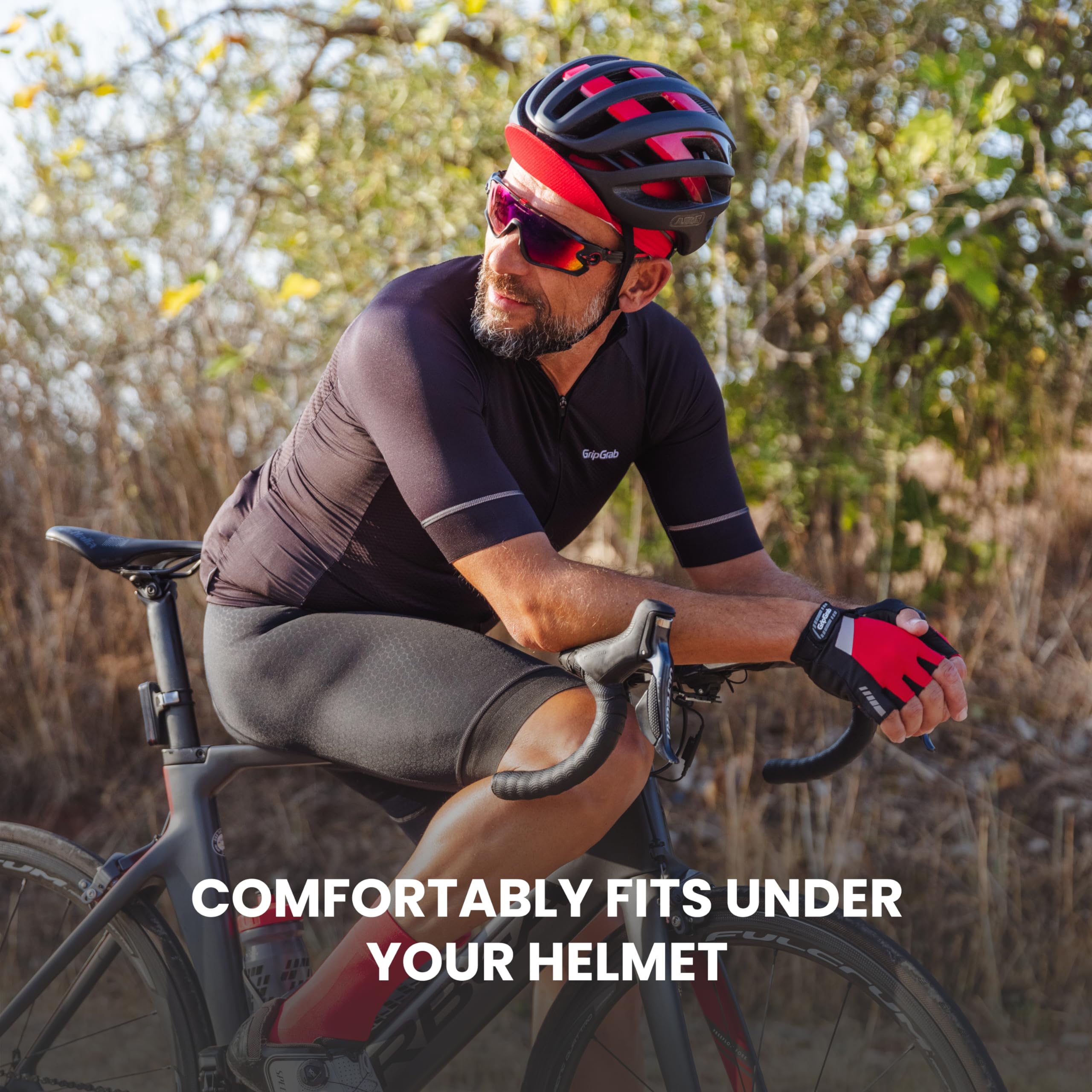 GripGrab Lekka czapka na lato Cycling Cap ochrona przed promieniowaniem UV kask rowerowy czapka retro kolarstwo siatka ochrona przed muchami czapka rowerowa