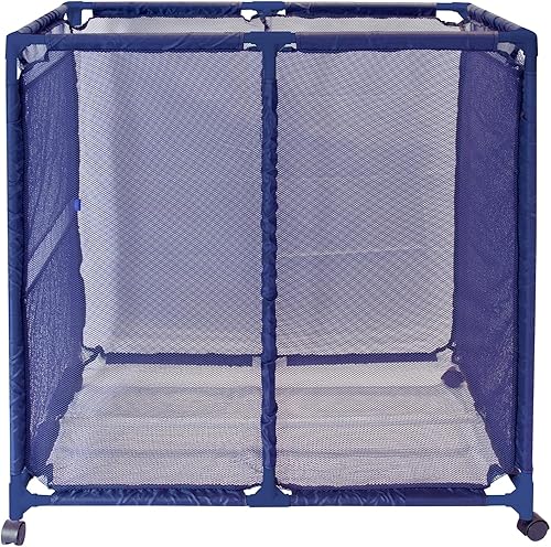 Miniatura 3 de Flotadores de piscina al aire libre, bolas, juguetes y equipos, organizador de malla rodante, grande (35 pulgadas de ancho x 25.4 pulgadas de largo