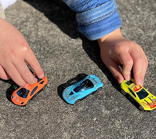 Miniatura 6 de 1 juego de 3 piezas de mini vehículos deportivos de carreras, cuerpo de metal fundido a presión, regalos de cumpleaños, regalos de fiesta, rellenos