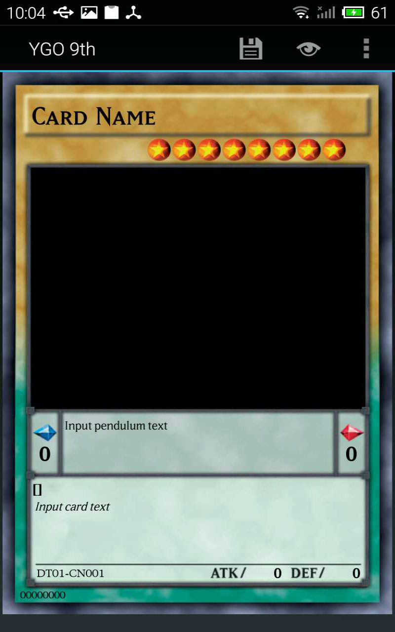 card for yugioh