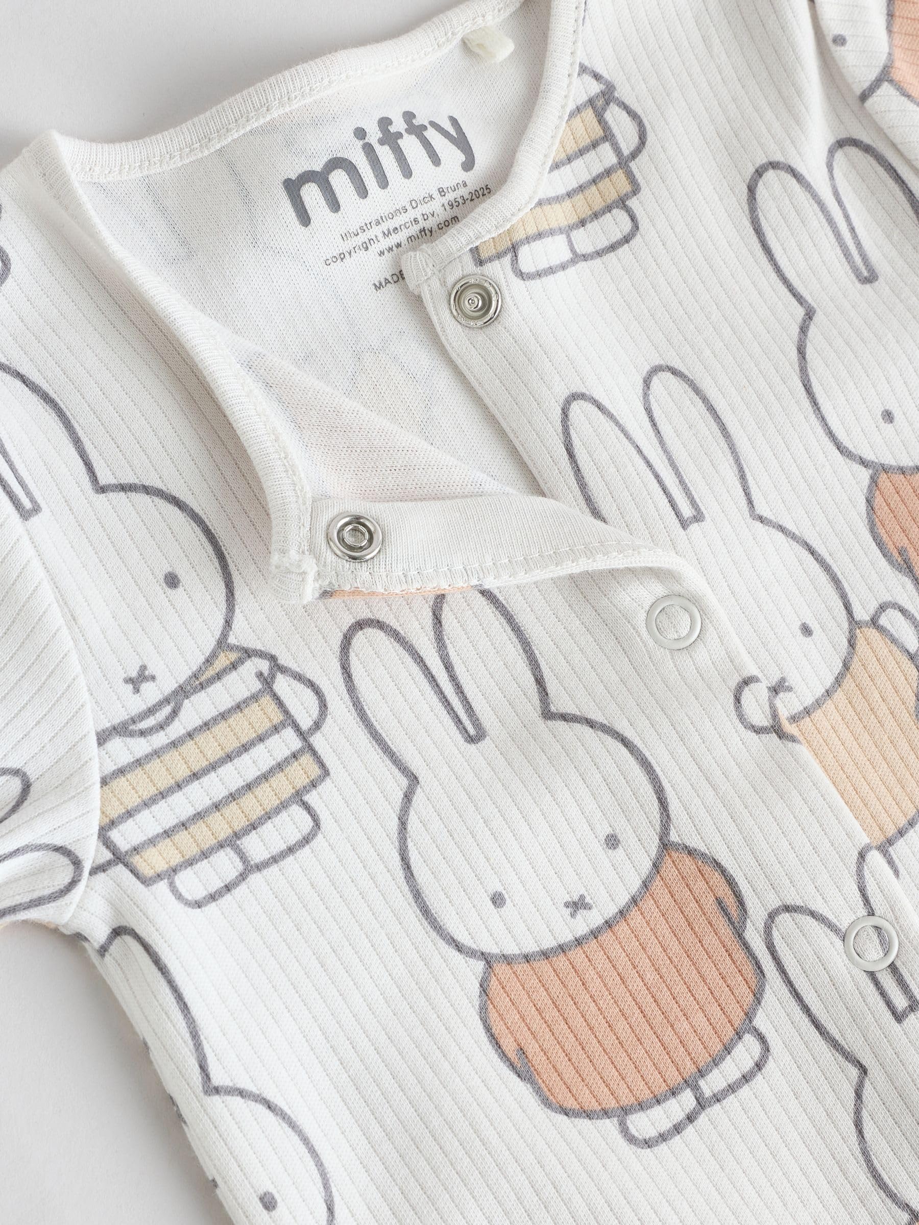 NEXT Noworodki unisex Zestaw 3 par śpioszków niemowlęcych Miffy