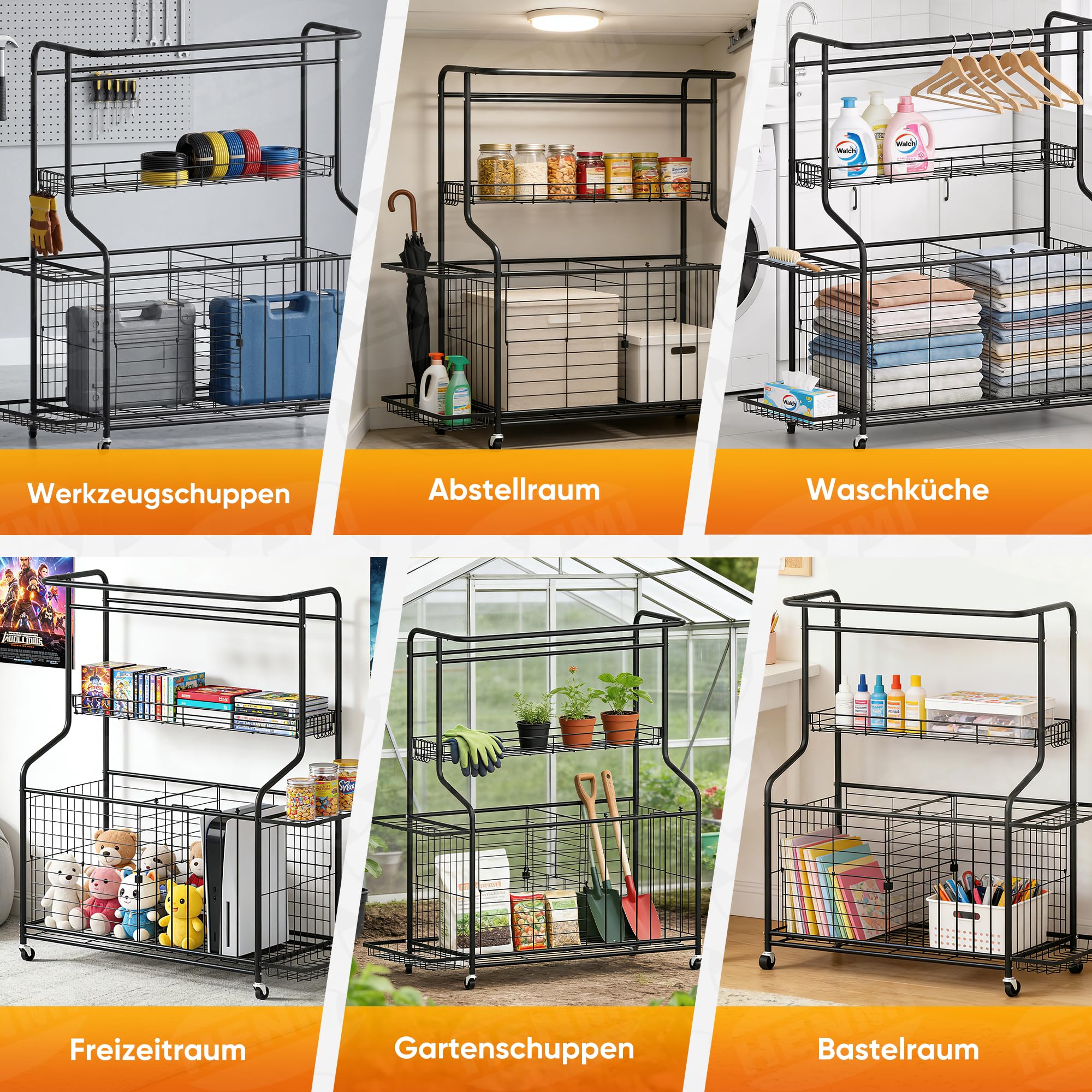 HENMI Garage Organizer für Sportgeräte