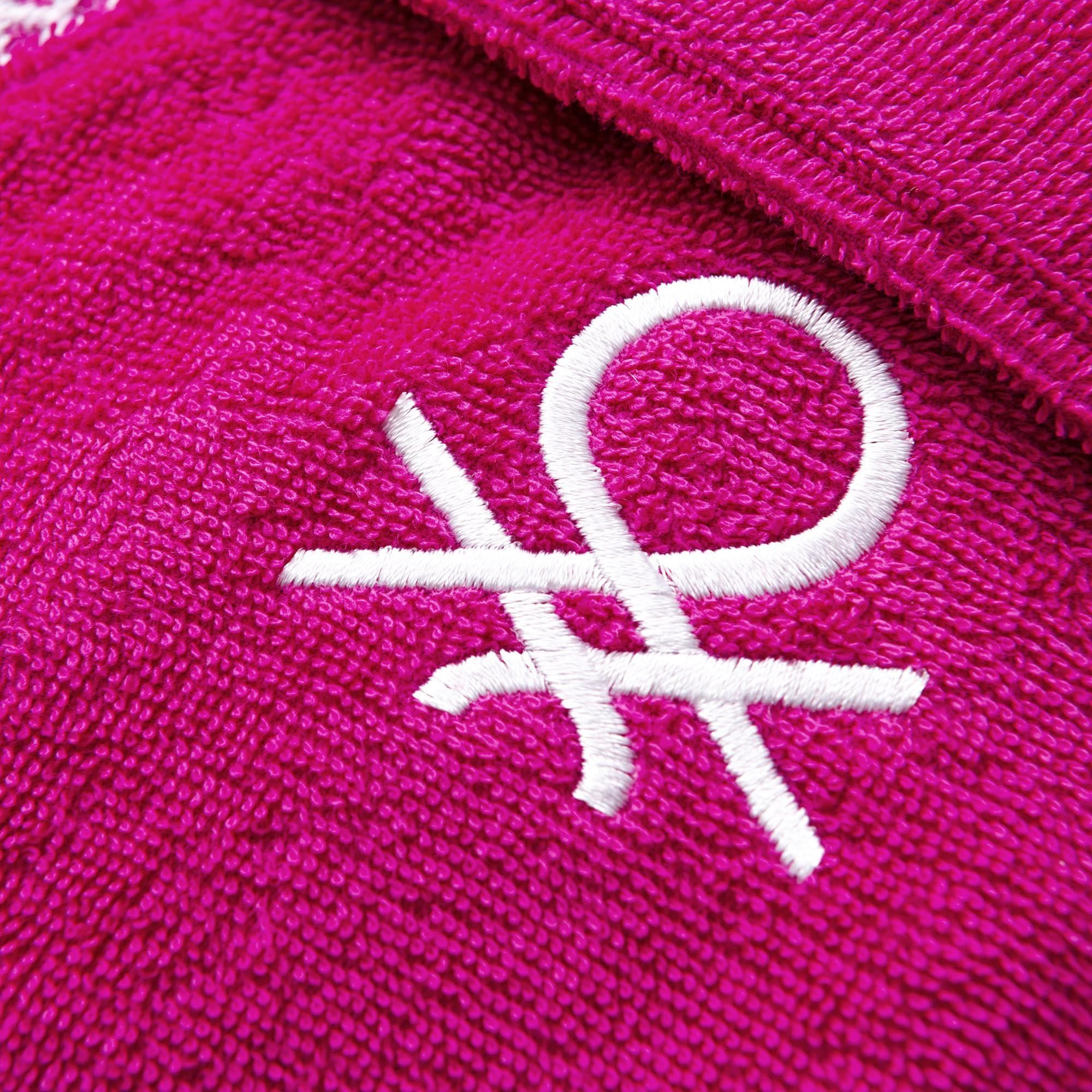 Albornoz 380gsm 100% algodón con ribete jacquard Summer Benetton