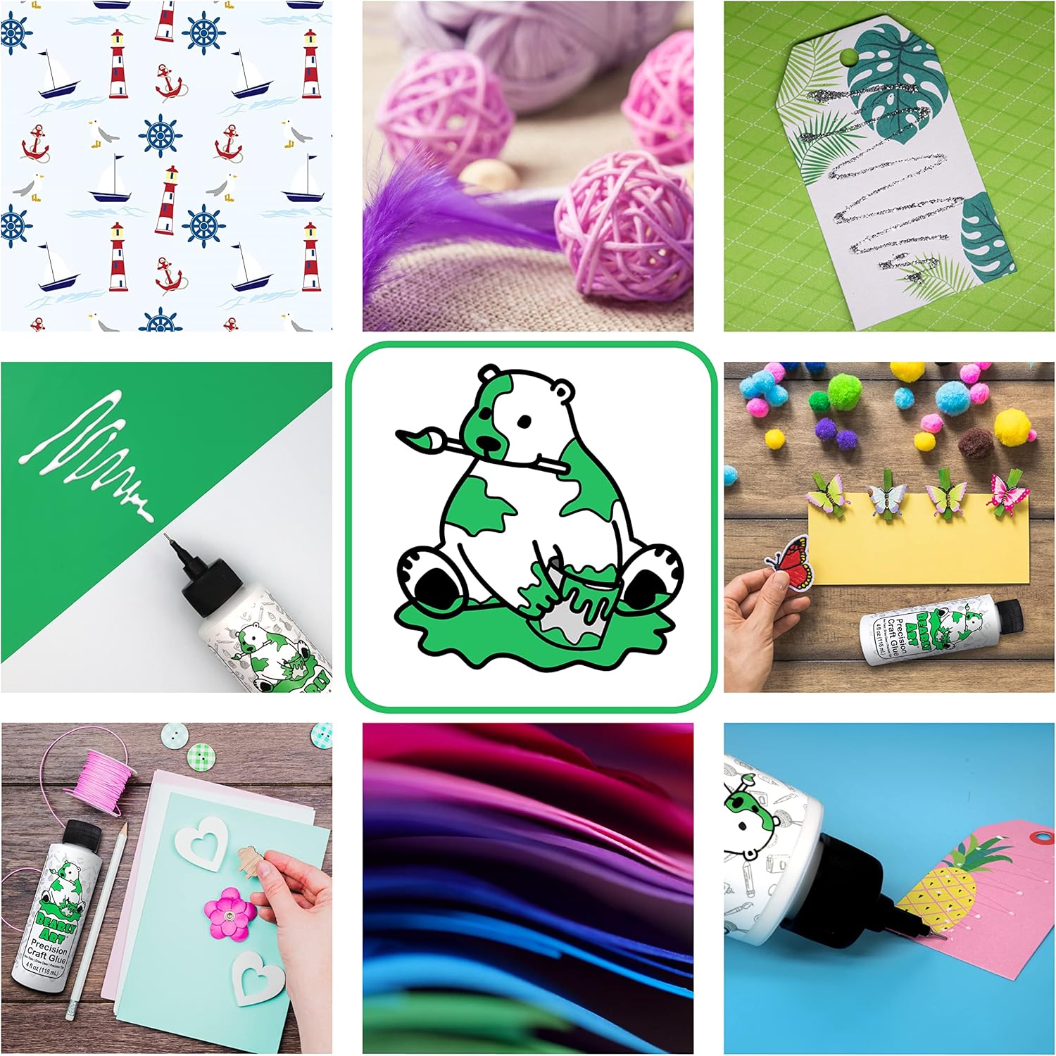 Buy Bearly Art Precision Craft Glue The Original 4fl oz Tip Kit Included Dries Clear