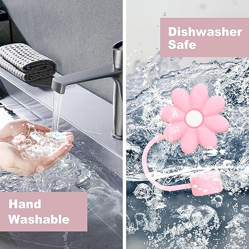 Miniatura 3 de Novastar Funda de paja Stanley para Stanley Cup Accesorios para Stanley Cup Cubiertas de paja para Stanley Straw Topper de 0.394 in reutilizable 9