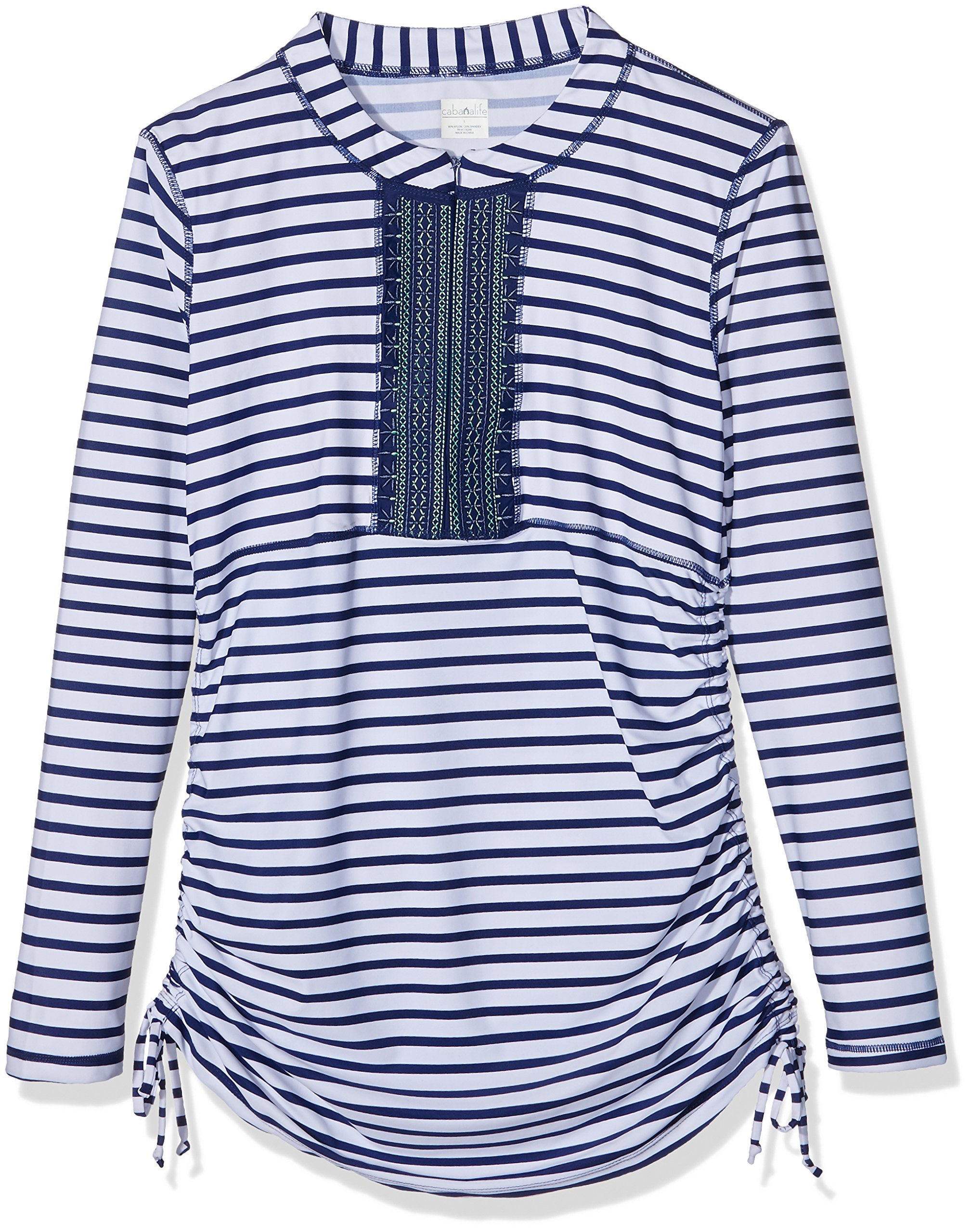 Rash Vest Swim Shirt Top Ruched Rashguard