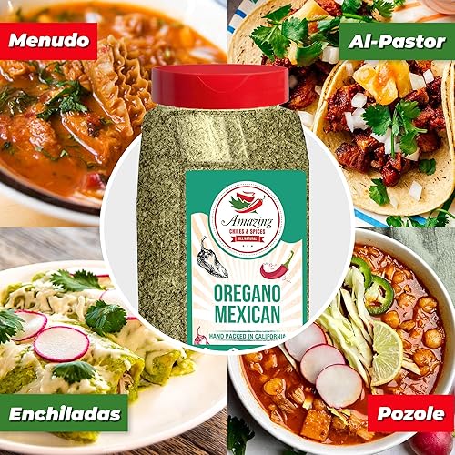 Miniatura 2 de Orégano mexicano seco (4 onzas), fresco y fragante, hojas enteras secas, ideal en recetas mexicanas como pasole, guisos, salsa, carnes, enchiladas.