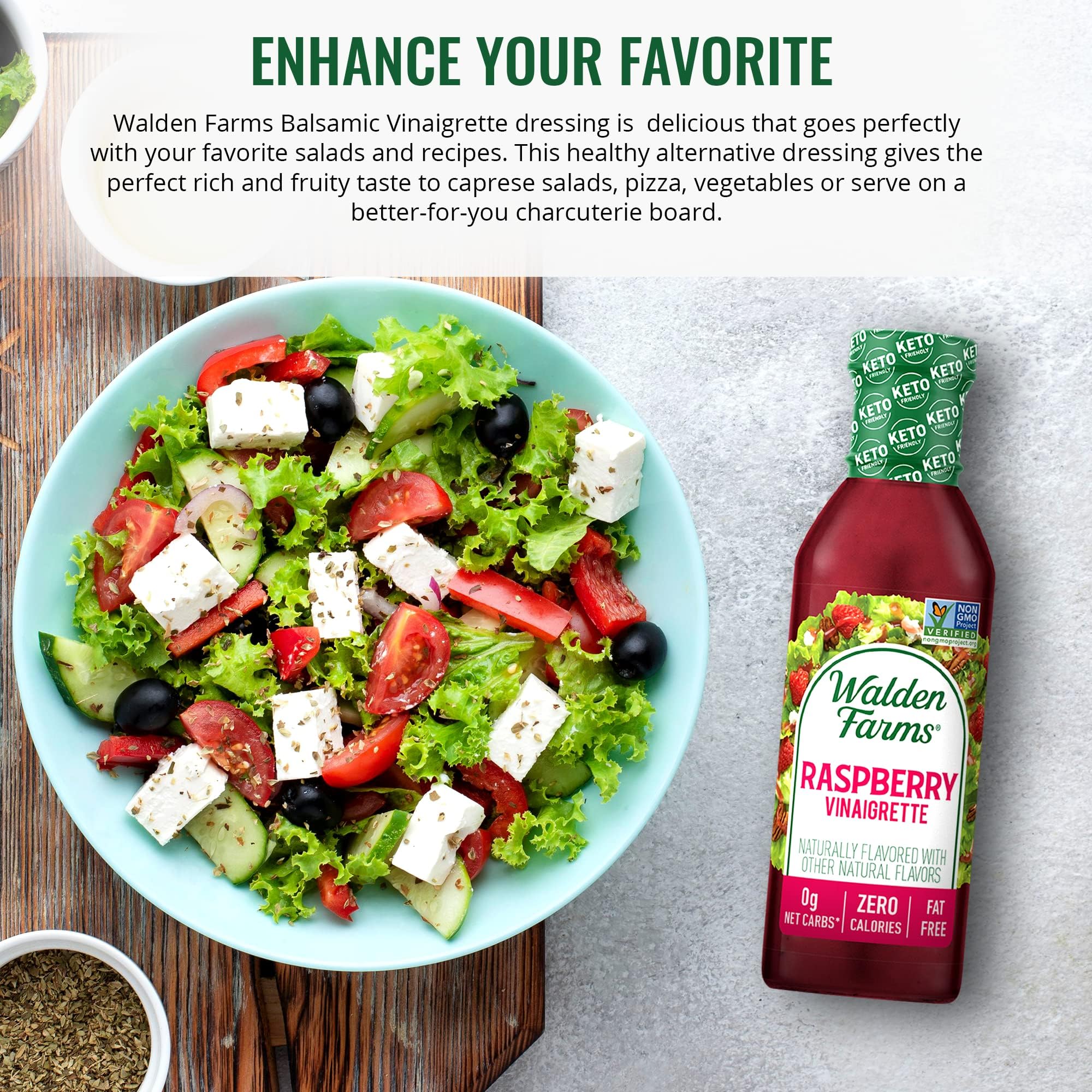 golden farms raspberry walnut dressing Sugar Free Raspberry Vinaigrette – Walden Farms
