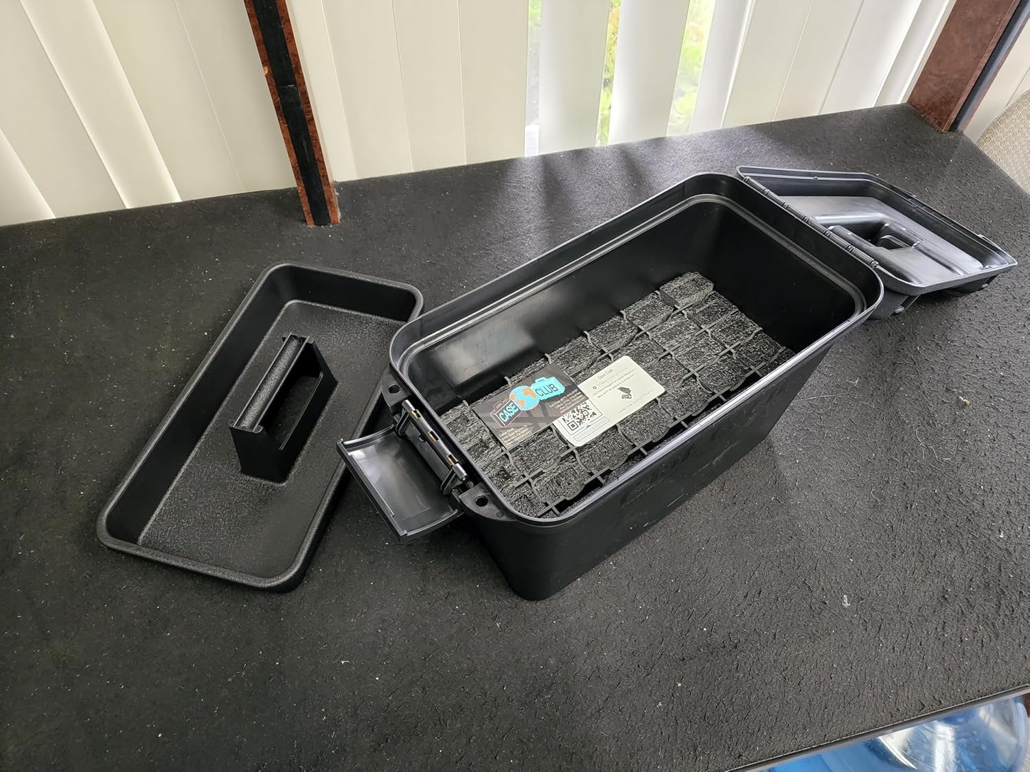 Case Club 35 Pistol Magazine Box with Tray and Extra Storage Compartment