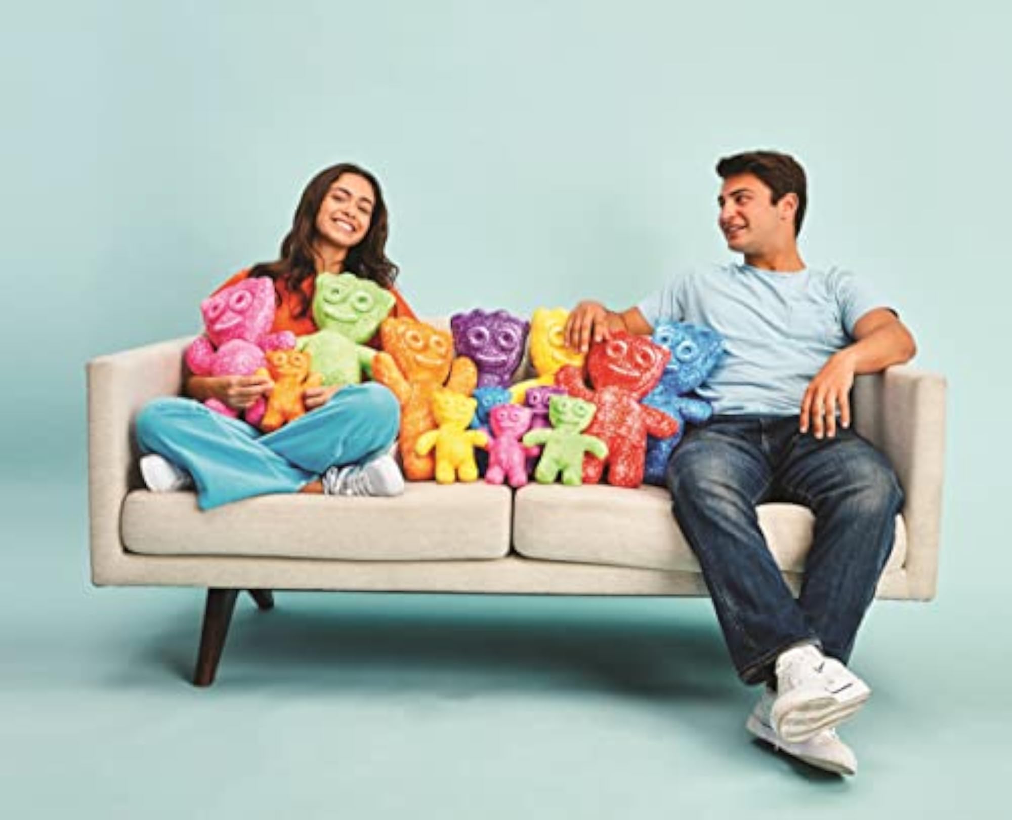 Sour Patch Kids Candy Embossed Character Shaped Pillow